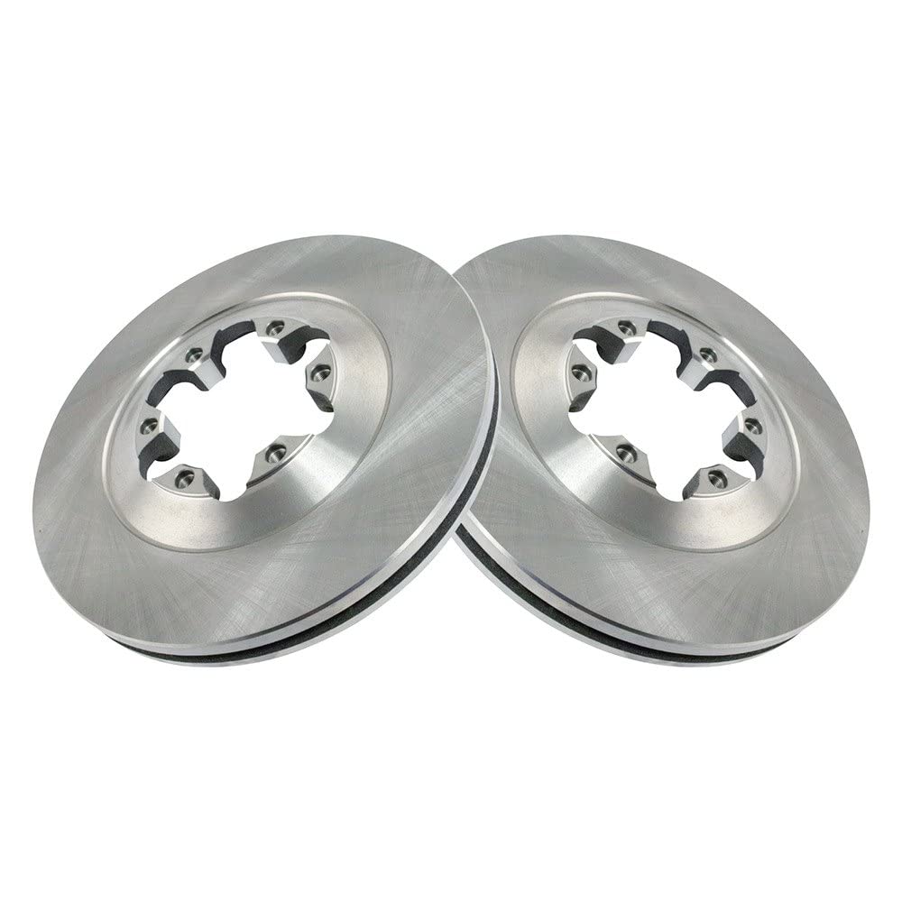 Trq Front Brake Rotors Set Vented Compatible With 2009-2012 Chevrolet Colorado Gmc Canyon