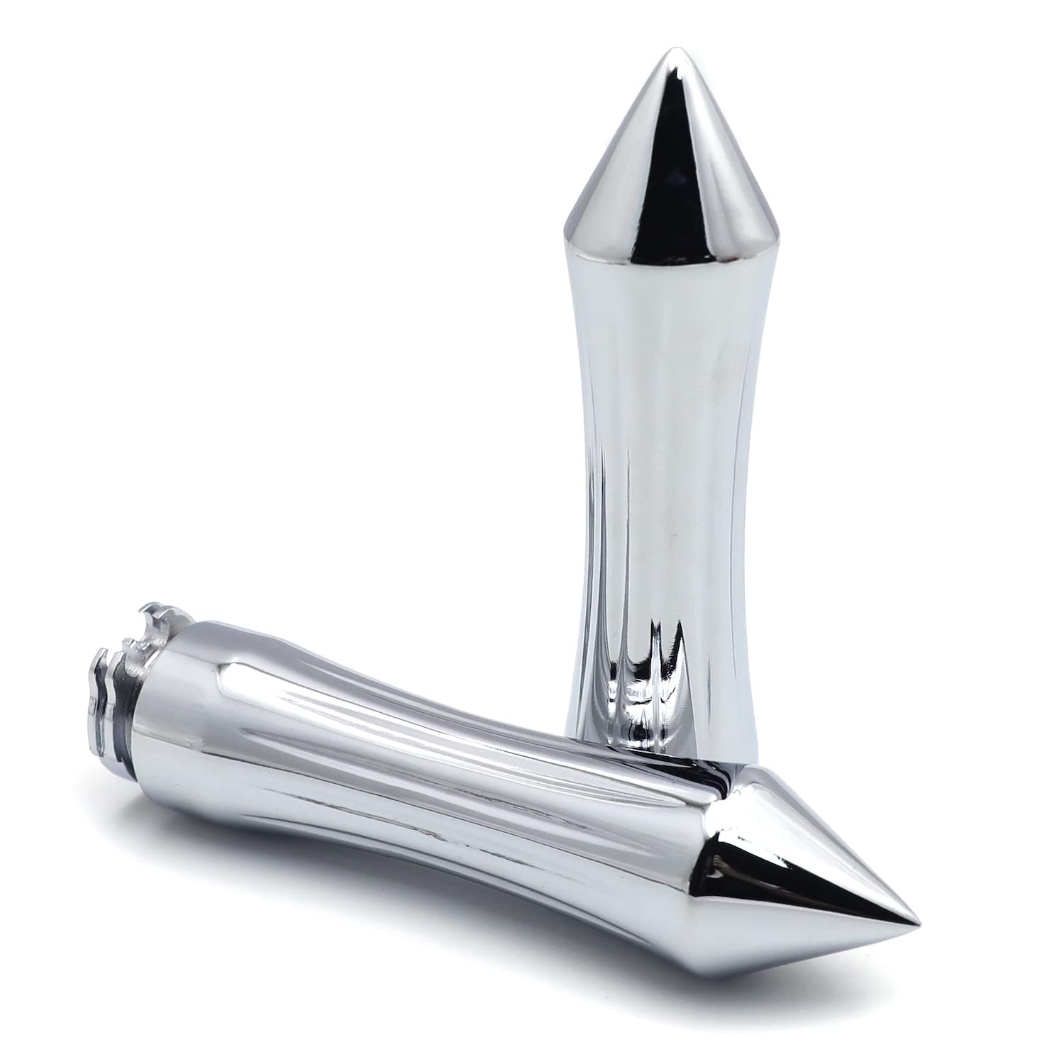 Httmt Trhb101-1''- Motorcycle Chrome Handle Grips 1' 25Mm Compatible With Harley Road King/Ultra/Touring/Vtx 1800/ Yamaha Road Star