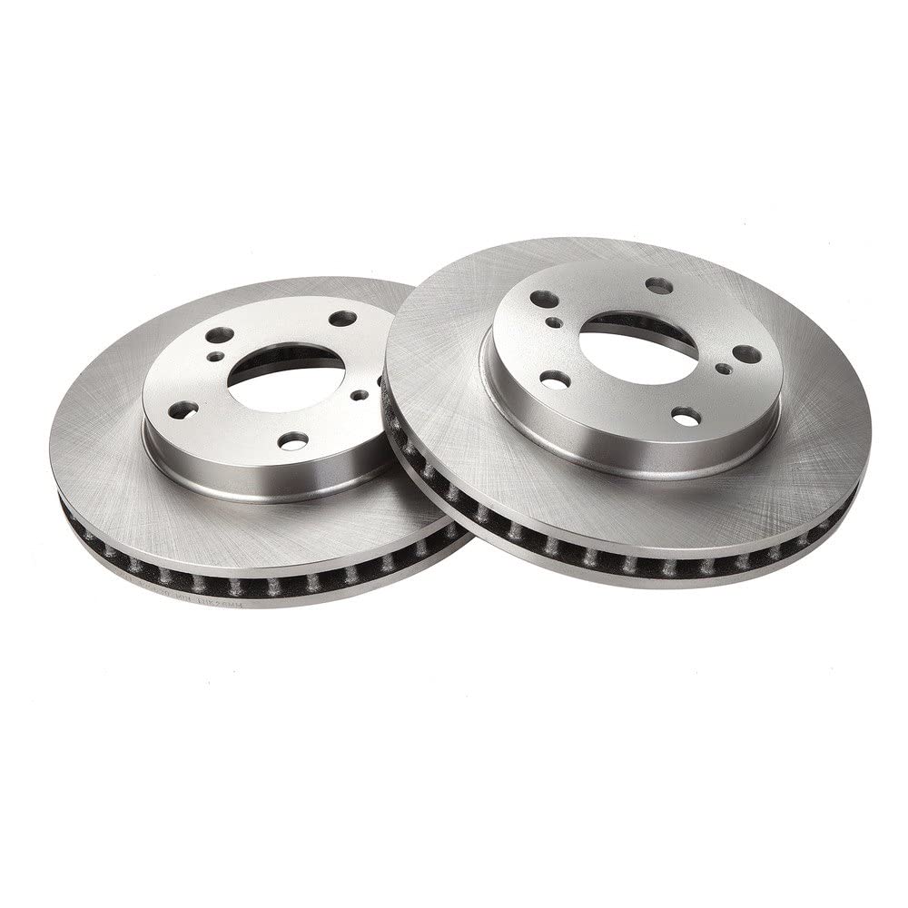 Trq Front Brake Rotors Set Vented Compatible With 1992-2001 Toyota Camry