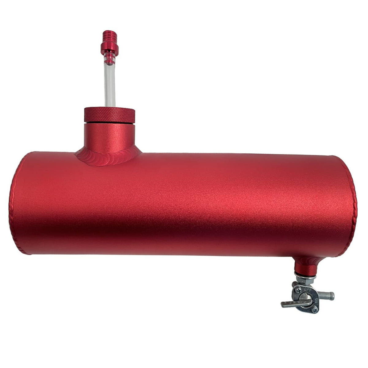 Sjvlxhi Red Gas Tank Aluminum Cylinder 10' For Coleman Powersports Ct200U Bt200X Ct200U-Ex,For Predator 212Cc 196Cc/6.5Hp Go Kart And Gas Mini Bike