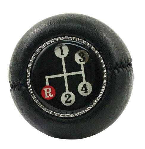 Shift Knob, With Gear Pattern, Fits 7, 10, 12Mm Thread Brown, Compatible With Dune Buggy