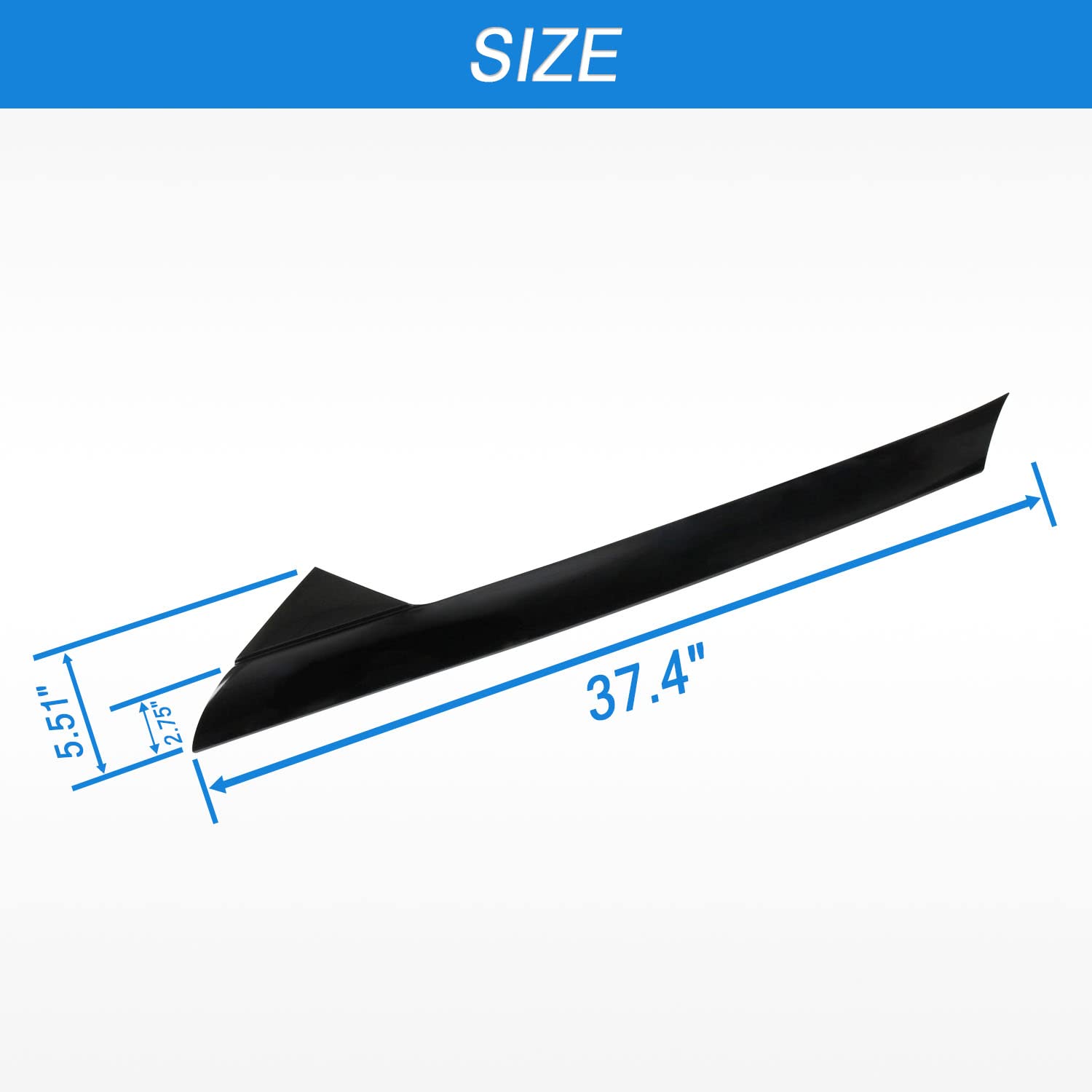Carmocar A-Pillar Front Molding Windshield Outer Trim Right (Passenger Side) Replacement For Ford Explorer 4 Door Utility 2011-2