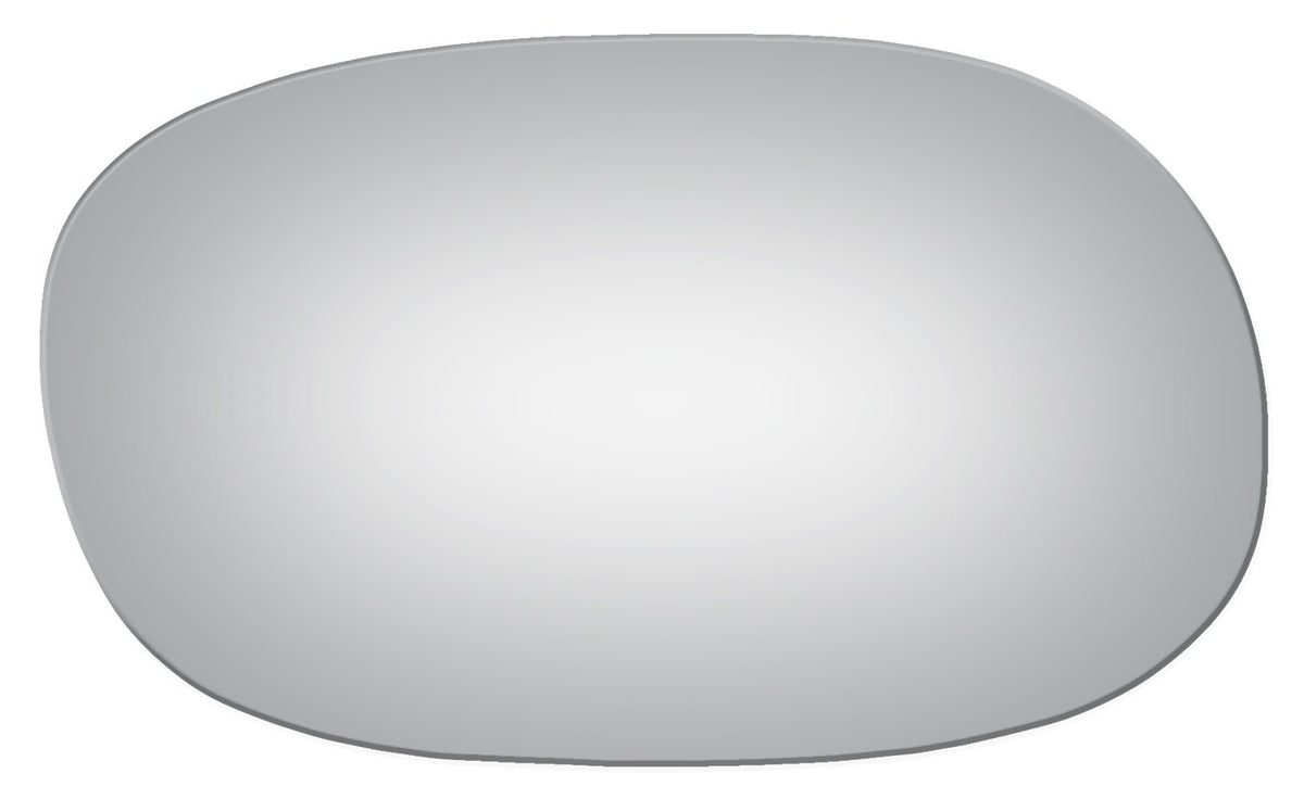Burco 2131 Flat Passenger Side Manual Mirror Glass For Buick Century, Electra, Lesabre, Regal, Skylark, Chevy Caprice, Chevelle,