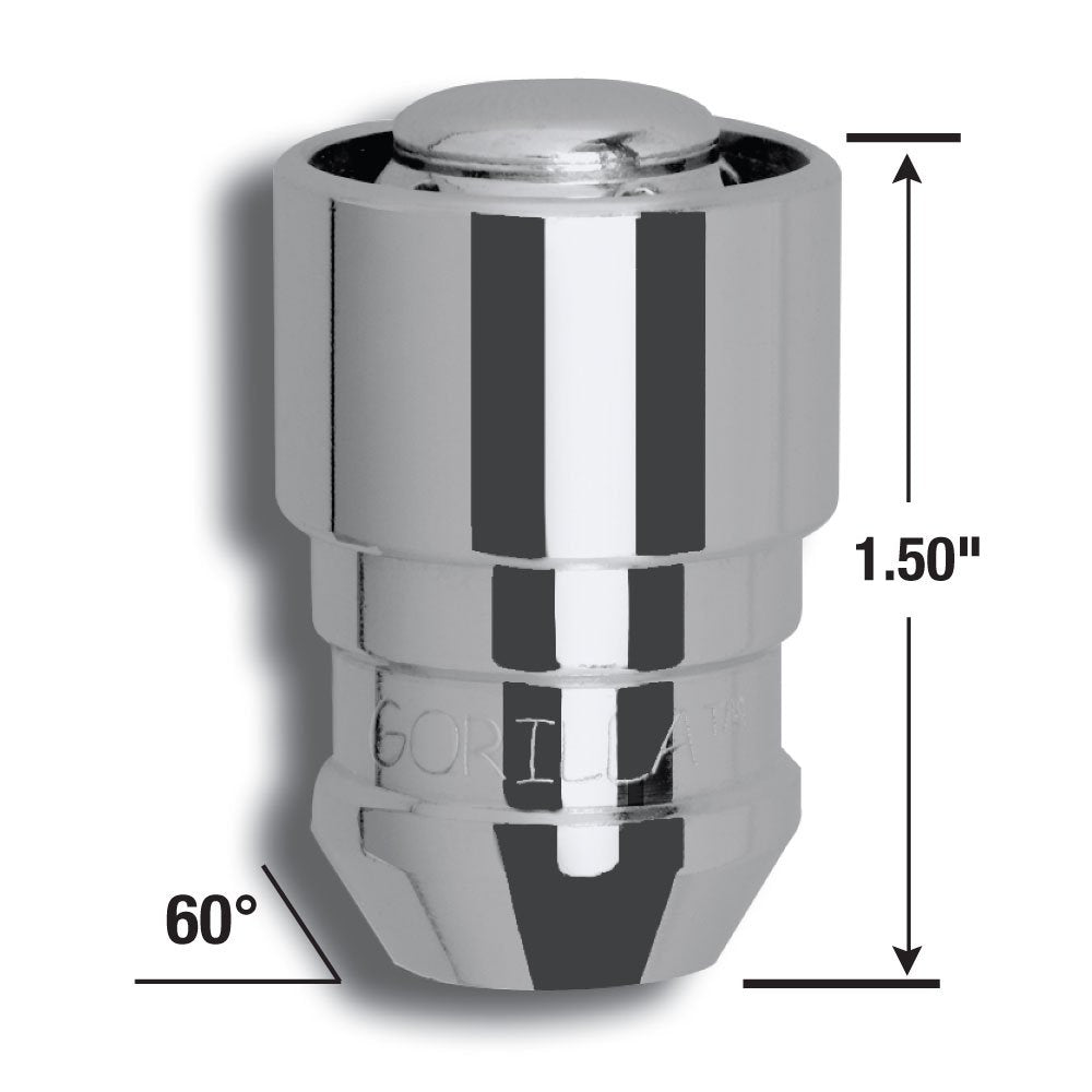 Gorilla Automotive 61641 Acorn Gorilla Guard Locks (14Mm X 1.50 Thread Size) - Set Of 4