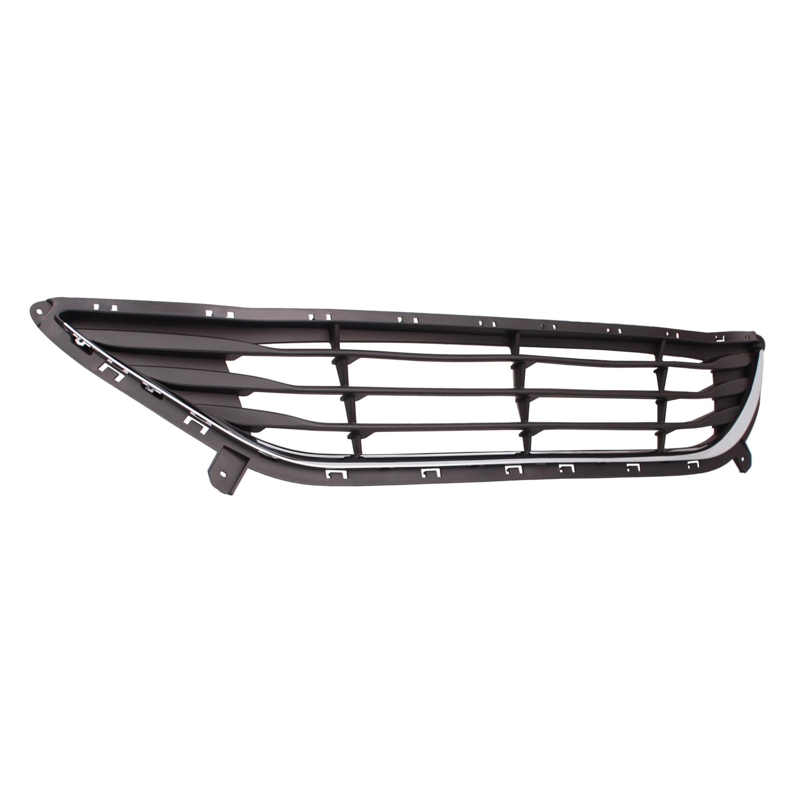 TYG (CAPA QUALITY) Front Bumper Grille Grill Compatible with 2011-2013 Hyundai Elantra Sedan Black Bars USA Built Replacement fo