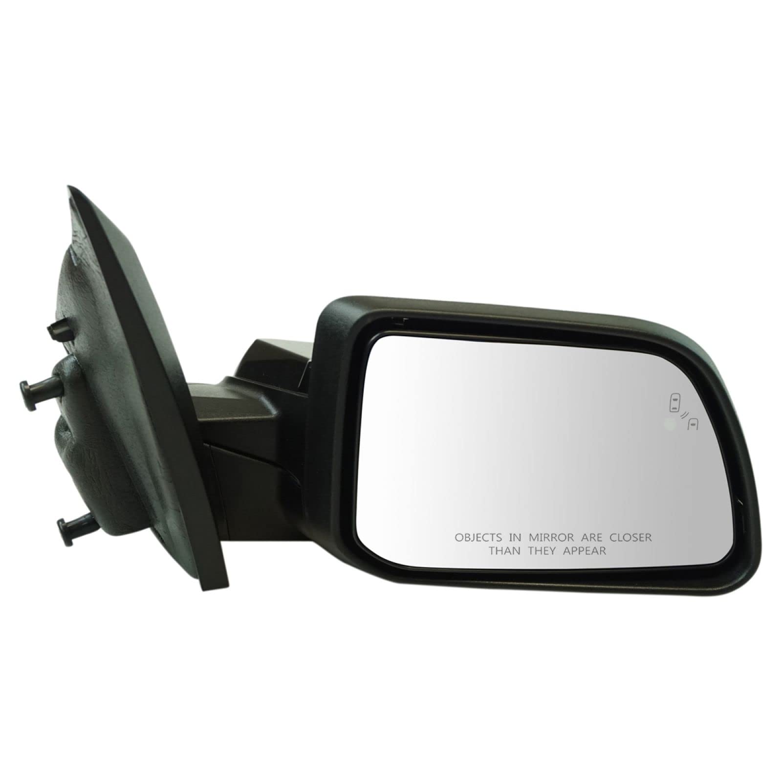Trq Right Mirror With Heat With Memory With Housing Turn Signal Passenger Side Compatible With 2012-2014 Ford Edge Fo1321503