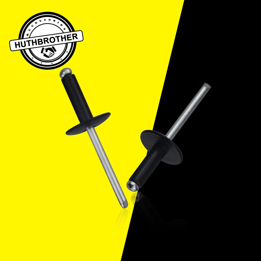 Huthbrother (70-Pack) 3/16 Steel Pop Rivet 293150104, Compatible With Ski-Doo/Sea-Doo/Can-Am 390409600 390907700