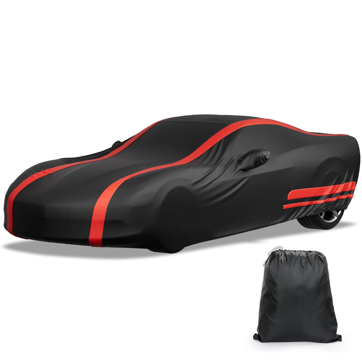 Issyauto Car Cover Compatible With 2005-2013 Corvette C6 Stingray/Z06/Z51, Waterproof All Weather Car Cover Indoor Outdoor