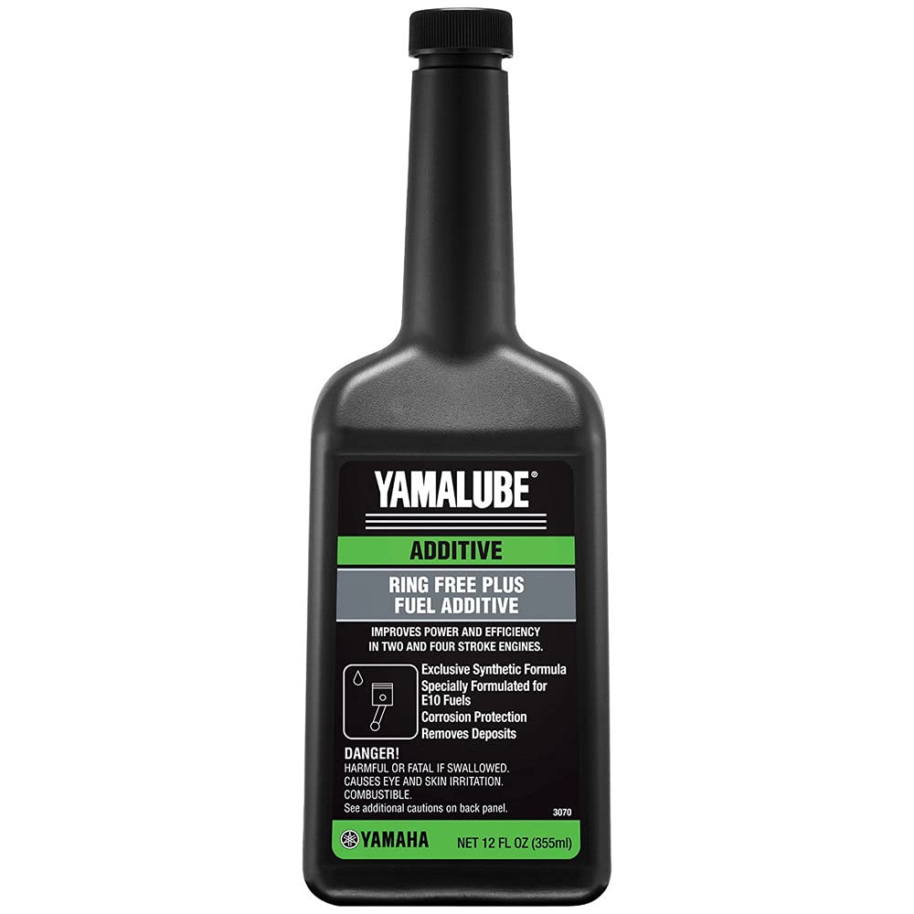 Yamaha New Oem Yamalube Outboard 12Oz Ring Free Plus Fuel Additive, Acc-Rngfr-Pl-12