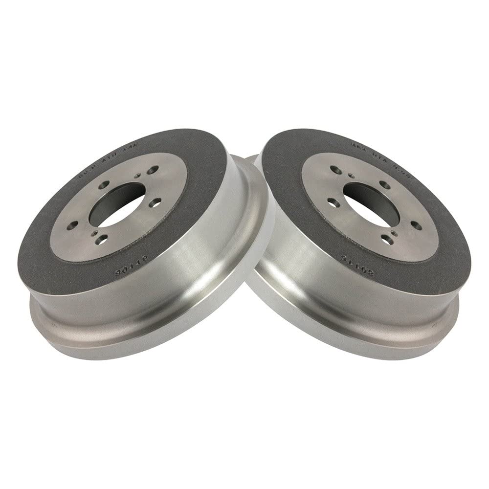 Trq Rear Brake Drum Pair For Dodge Caravan Chrysler Town & Country Voyager