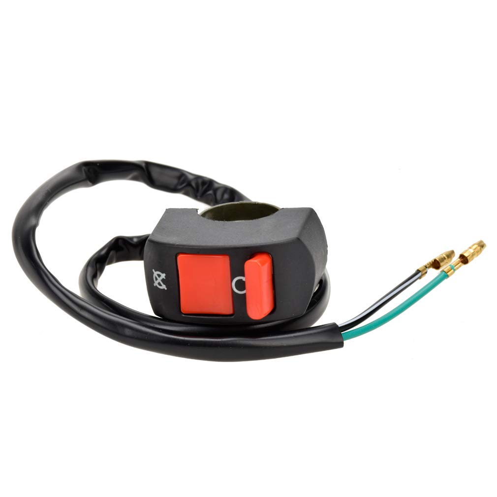 Hiaors Kill On Off Switch For Atv Motorcycle Scooter Go Kart Engine Offroad Enduro Dirt Bike Baja Doodle Bug Db30 Mini Bikes 7/8'' 22Mm Handle Bar Parts