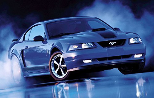 Blue Oval Industries Mustang Mach 1 Radiator Grille Delete Cover Panel, ABS Plastic, Black, Model XR3Z-8299