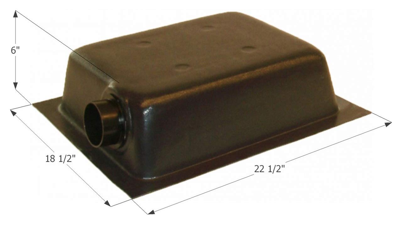 Icon Holding Tank Left End Or Bottom Drain Ht630Ed With 3'' Spigot & Level Sensors