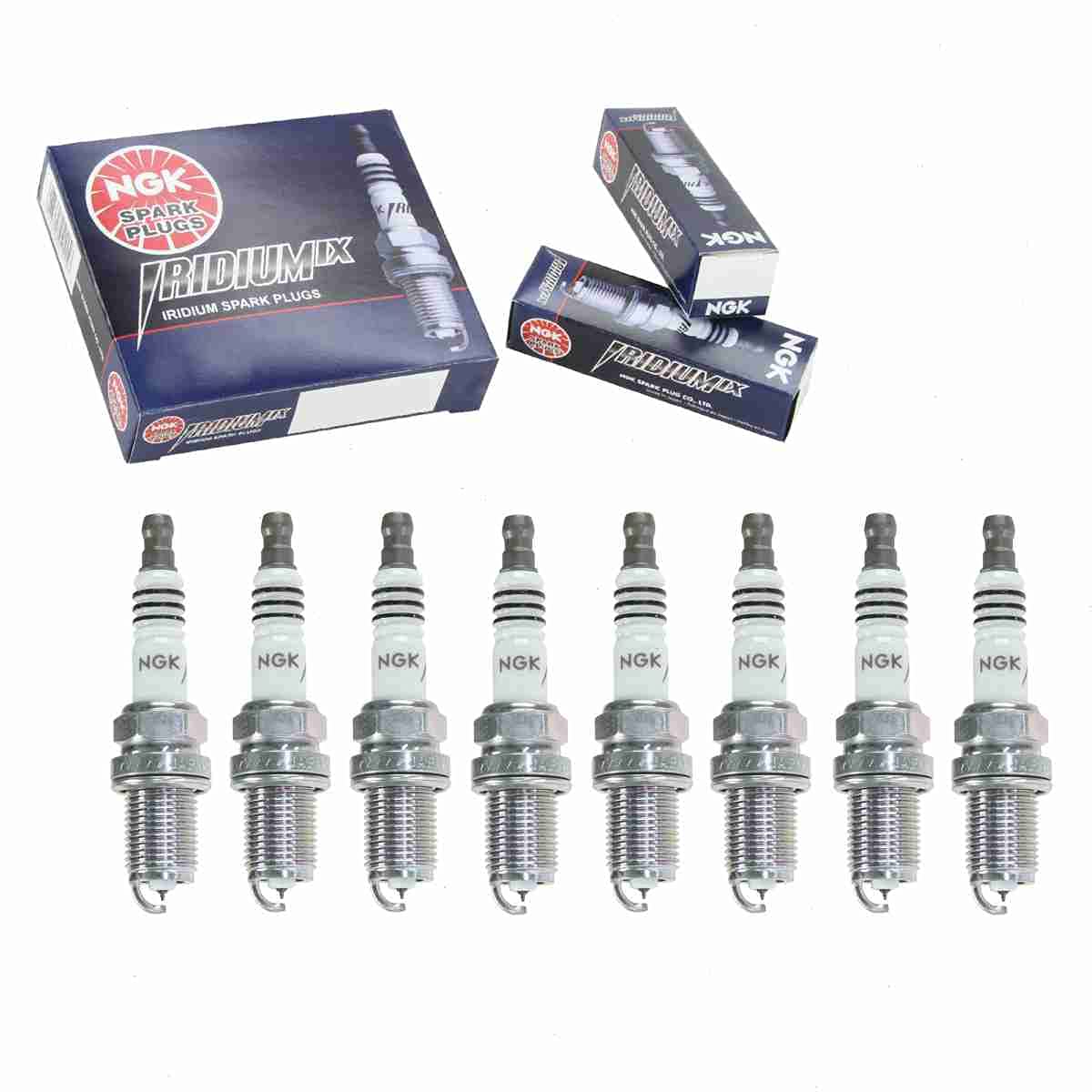 8 pc NGK Iridium IX Spark Plugs compatible with Toyota Tundra 4.7L V8 2000-2004