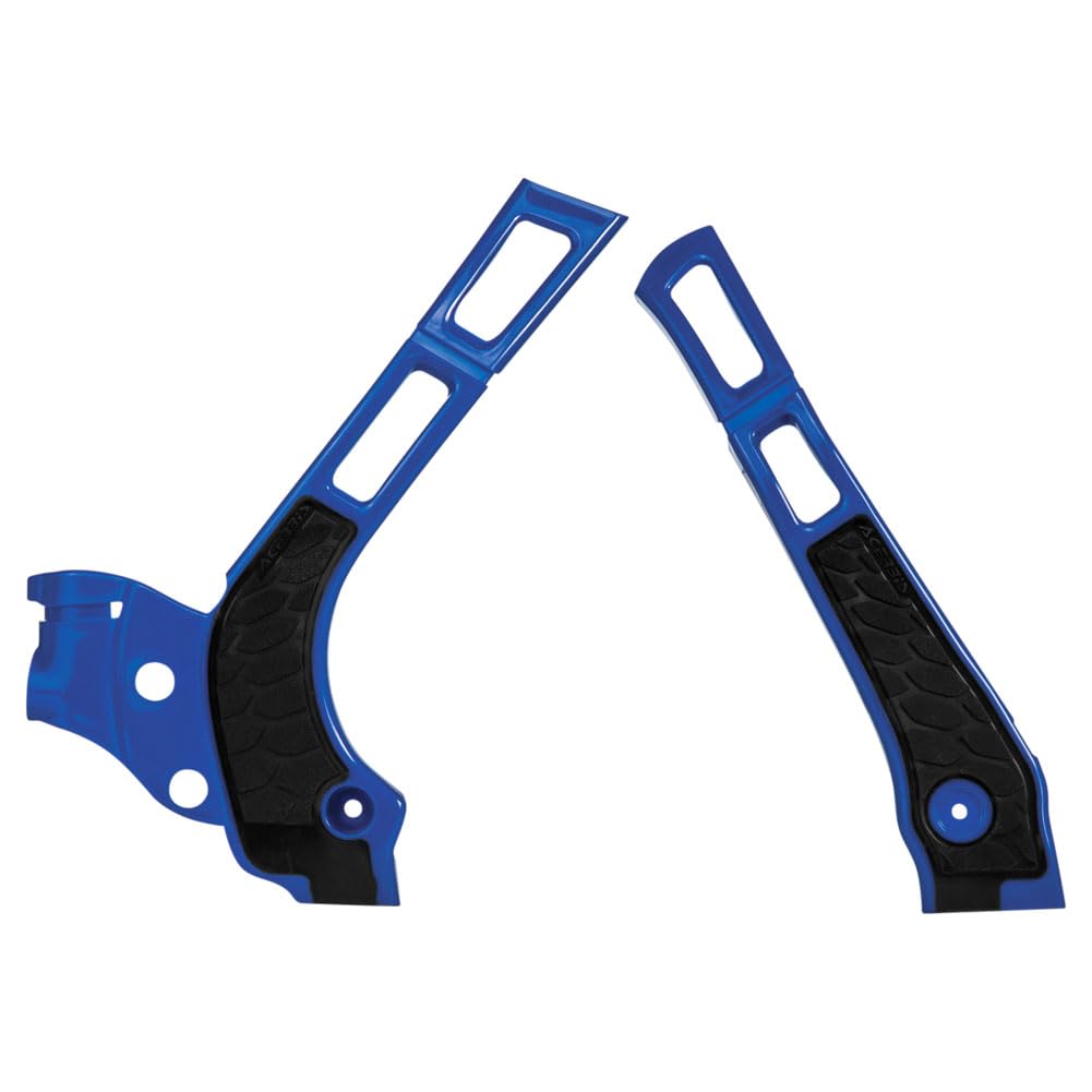 Acerbis X-Grip Frame Guards Blue/Black For Yamaha Yz250X 2016-2018