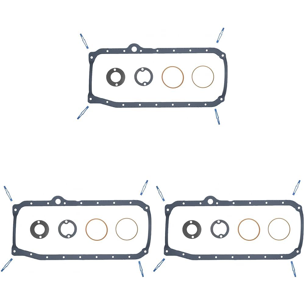 FEL-PRO OS 34500 R Oil Pan Gasket Set (Pack of 3)