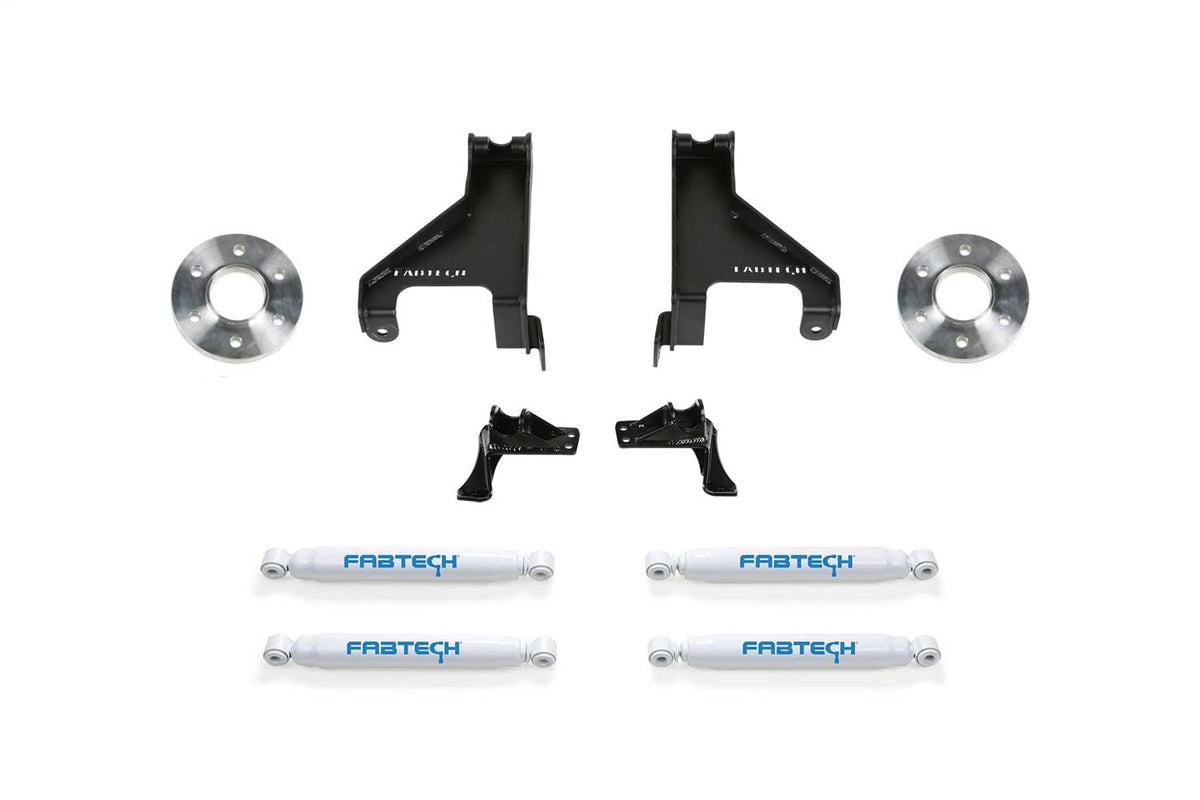 Fabtech Aux Shock Kit With Perf Shks 2015-21 Sprinter 3500 4Wd K9012