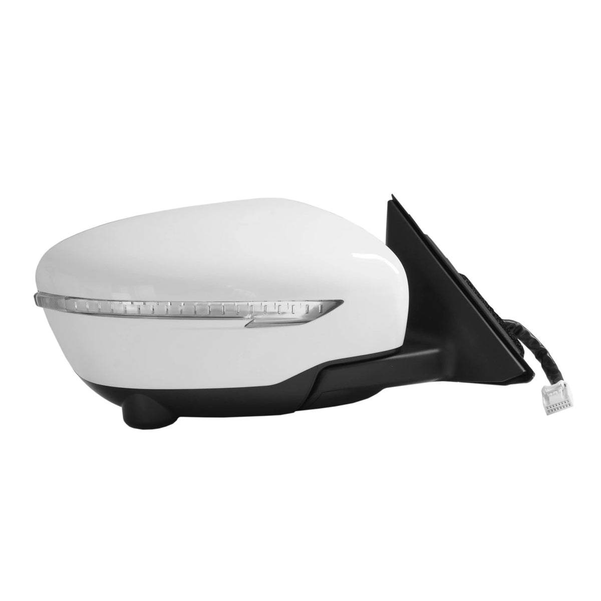 Spieg Ni1321254 Passenger Side Mirror For 2014-2017 Nissan Rogue | Right Side View Mirror Assembly Power Adjustment Heated Turn Signal Light 360 View Camera | Paint To Match