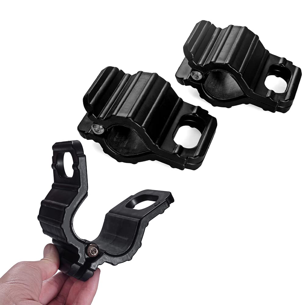 Moto4U Tie Down Clamp For Motorcycles/Atv/Utv/Jet Ski/Snowmobile In Black