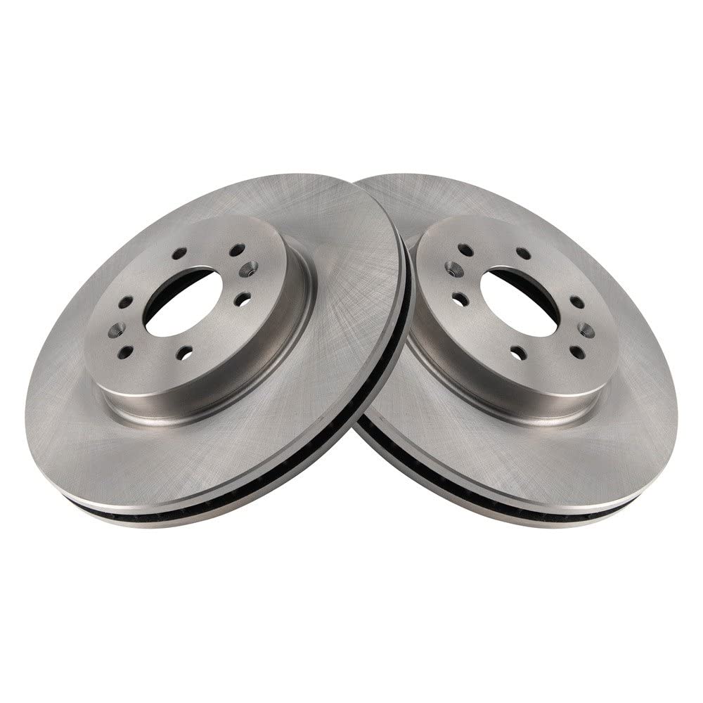 Trq Front Brake Rotors Set Vented Compatible With 2009 Kia Borrego