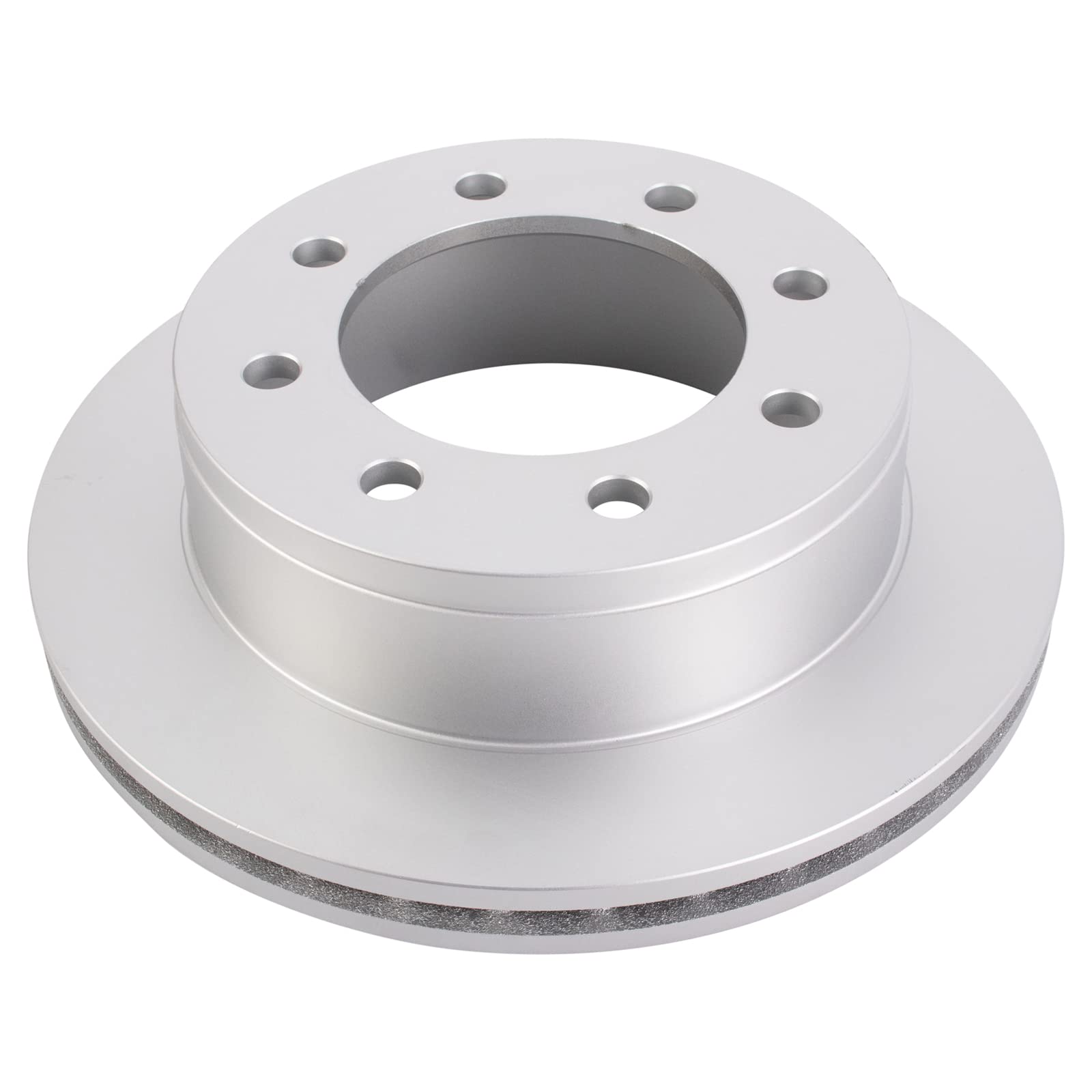 Trq Rear Premium Ceramic Brake Pad & Coated Rotor Kit Compatible With Chevy Truck