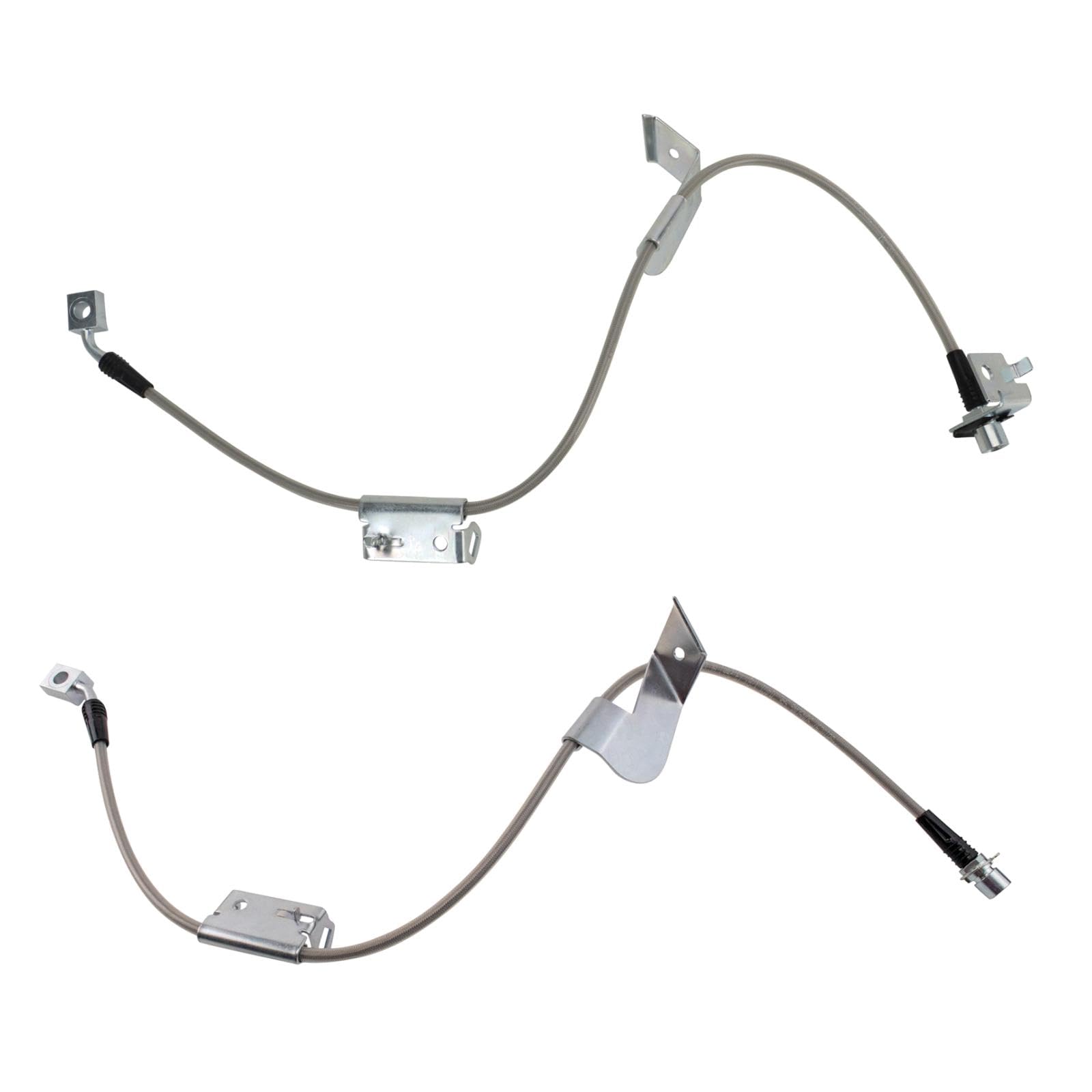 Trq Front Performance Brake Hose Set Compatible With 2003-2017 Chevrolet Express 2500 Express 3500 2010-2016 Express 4500 Gmc Sa