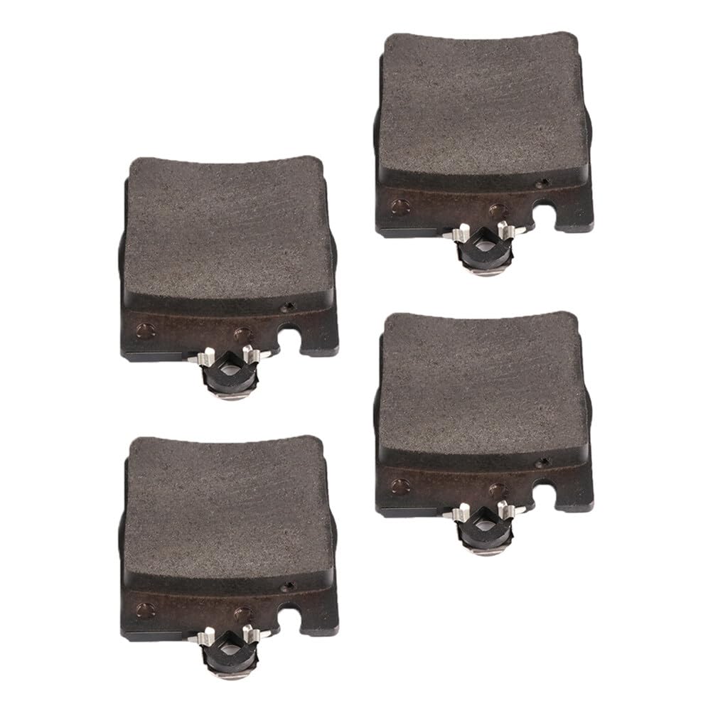 Automuto 4Pcs Rear Semi-Metallic Disc Brake Pads Set D873 For Mercedes-Benz C230 C240 C280 C320 C350 Clk320 Clk350 Clk430 E300 E