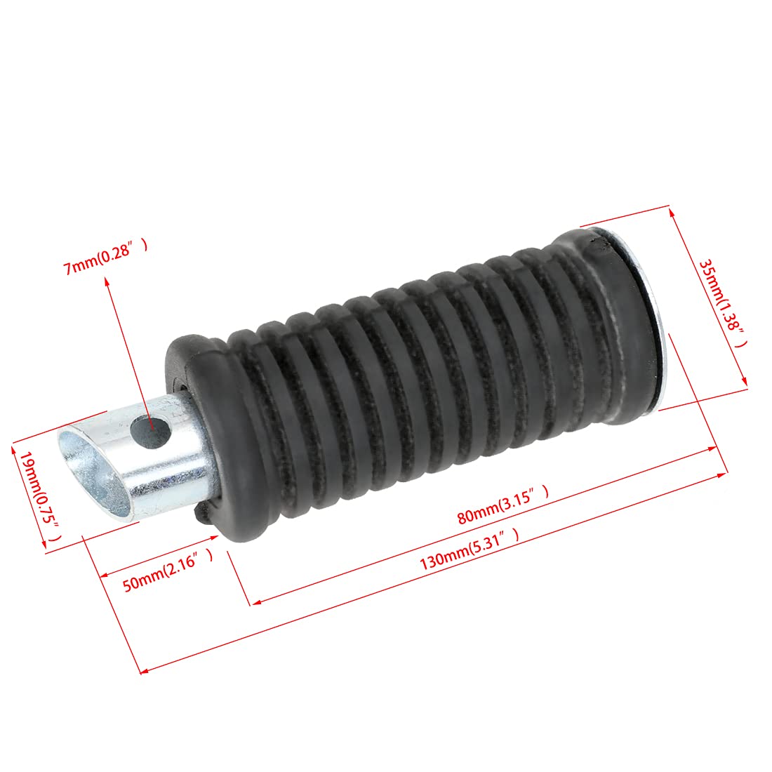 Fvrito Footpegs Foot Rest Pedal For 196Cc 6.5Hp Hensim Trailmaster Baja Heat Warrior Mb200 Tomberlin Firehawk Falcon 200 Mini Bi