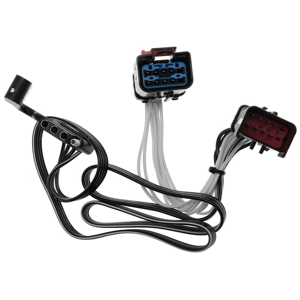 Tekonsha T-One® T-Connector Harness, 4-Way Flat, Compatible With Select Chrysler Aspen, Pacifica : Dodge Dakota, Durango, Ram, Sprinter, Ram Van : Freightliner Sprinter : Jeep Commander, Grand Cherokee, Liberty : Mitsubishi Raider Black