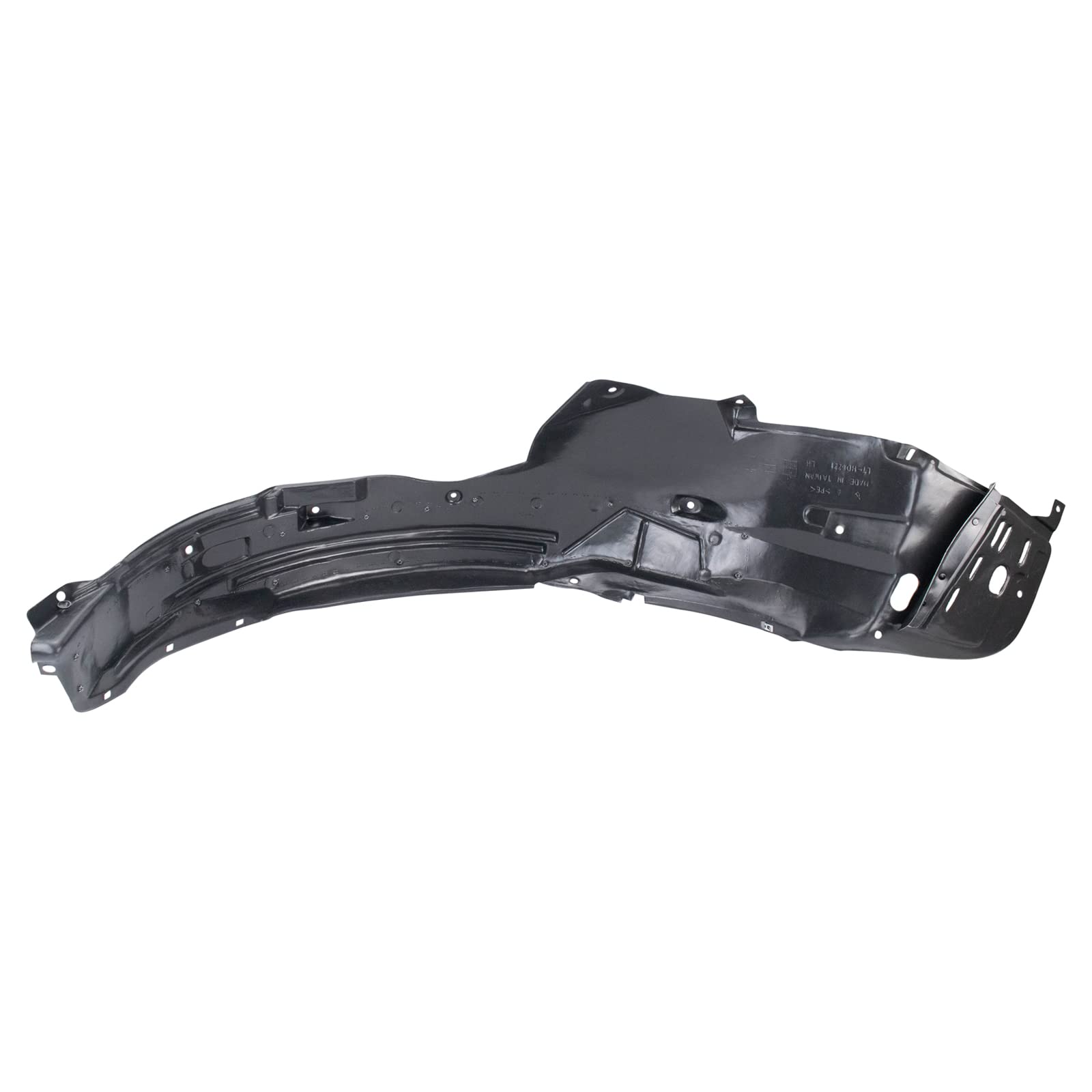 Trq Inner Fender Liner Set Compatible With 2016-2017 Honda Accord Ho1248174 Ho1249174