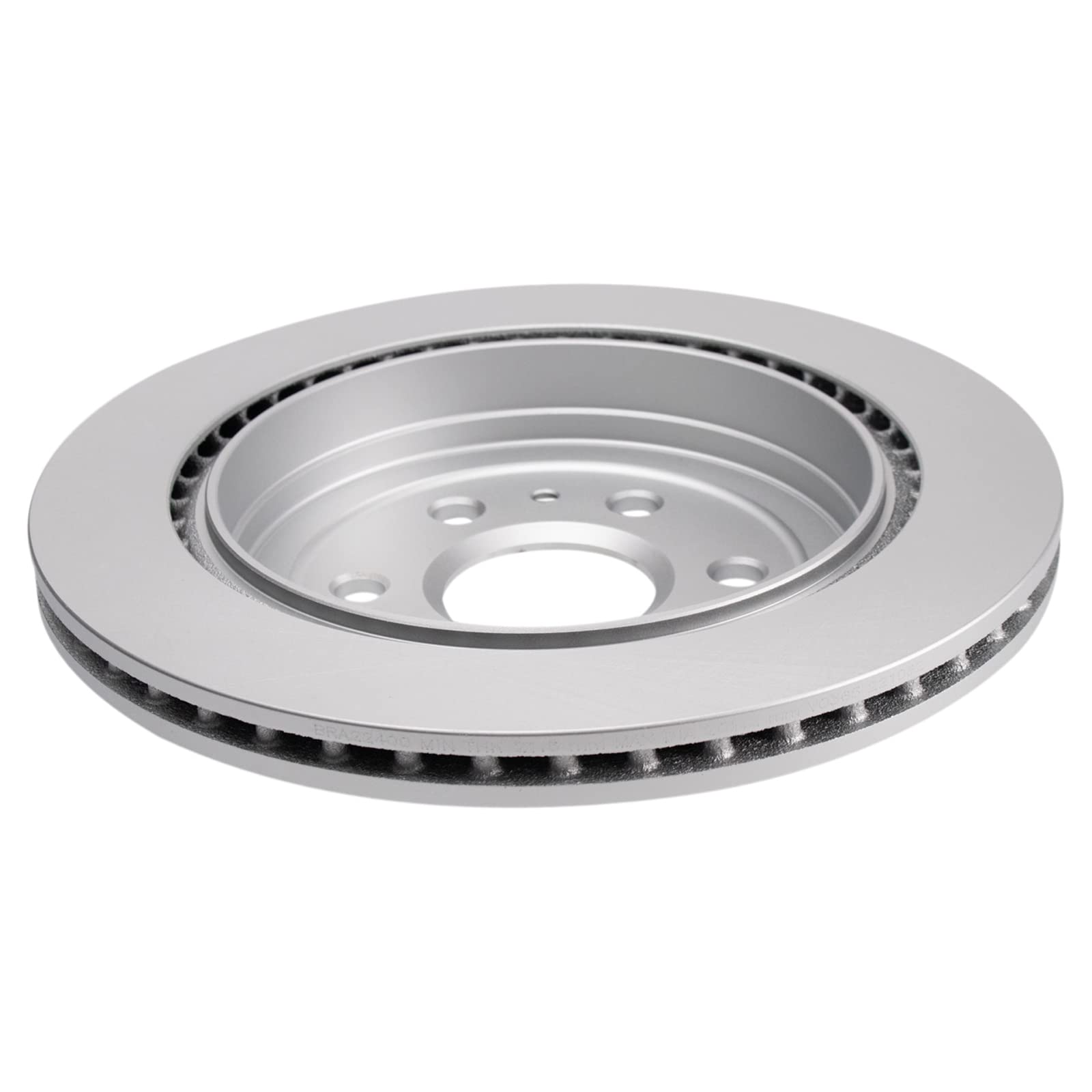 Trq Rear Brake Pad & Rotor Kit Brake Pads Brake Rotor Ceramic Premium G-Coated Compatible With 2010-2016 Cadillac Srx