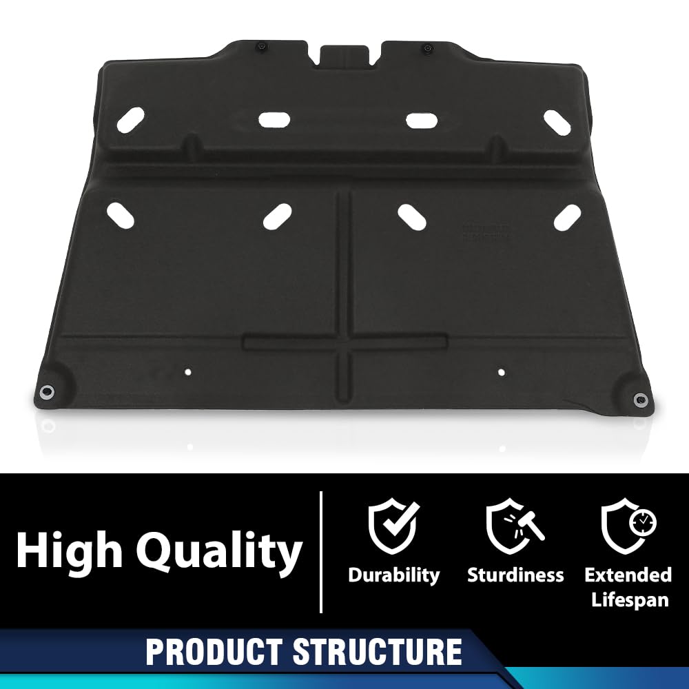 PIT66 Engine Splash Shield, Compatible with Ford C-Max 13-18/Fit Ford Focus 12-18/Fit Ford Transit Connect 14-17 Engine Cover AV