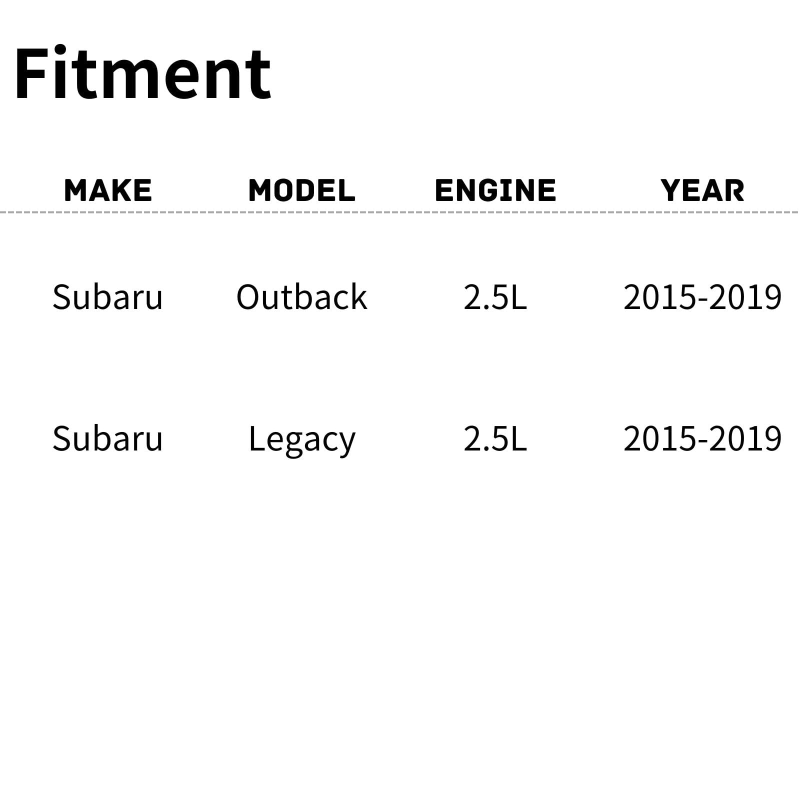 TYG Upgraded Cooling Fan Assembly for 2015-2019 Subaru Outback/Legacy 2.5L | Racing-Level OE Replacement Engine Radiator for 451