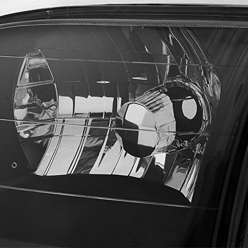 Akkon - For [Black] 2000 2001 2002 2003 2004 Toyota Tundra Regular | Access Cab Headlights W/Corner Lights Pair