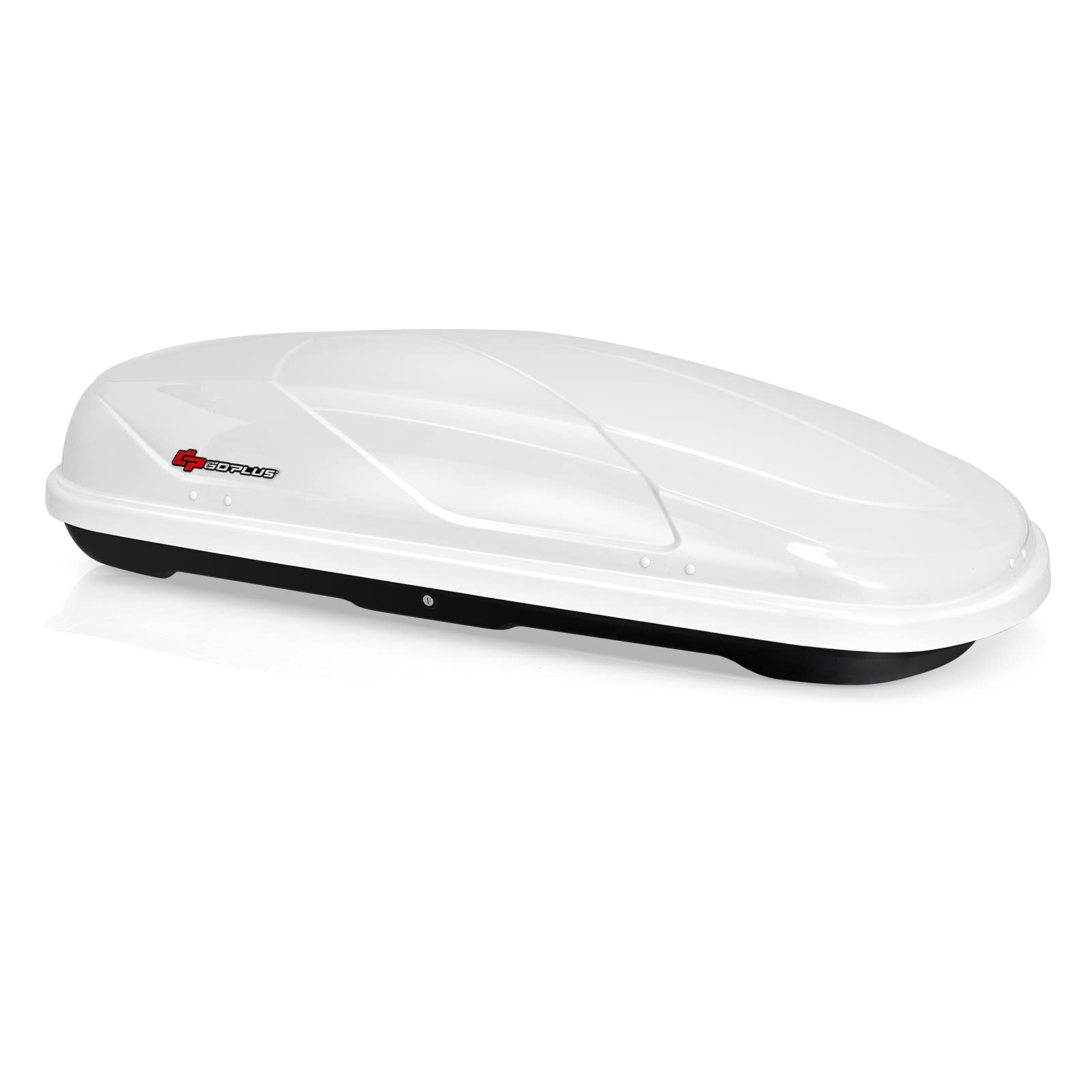 Goplus Rooftop Cargo Carrier Hard Shell, 14 Cubic Feet Waterproof Car Roof Cargo Carrier w/Dual Side Opening, Security Key, 165L