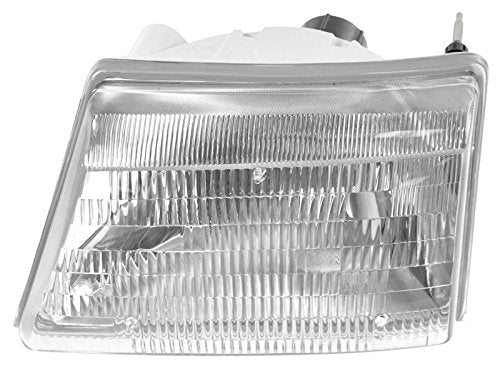 Trq Driver & Passenger Side Headlight Assembly Set Headlights Driver & Passenger Side Compatible With 1998-2000 Ford Ranger Fo25