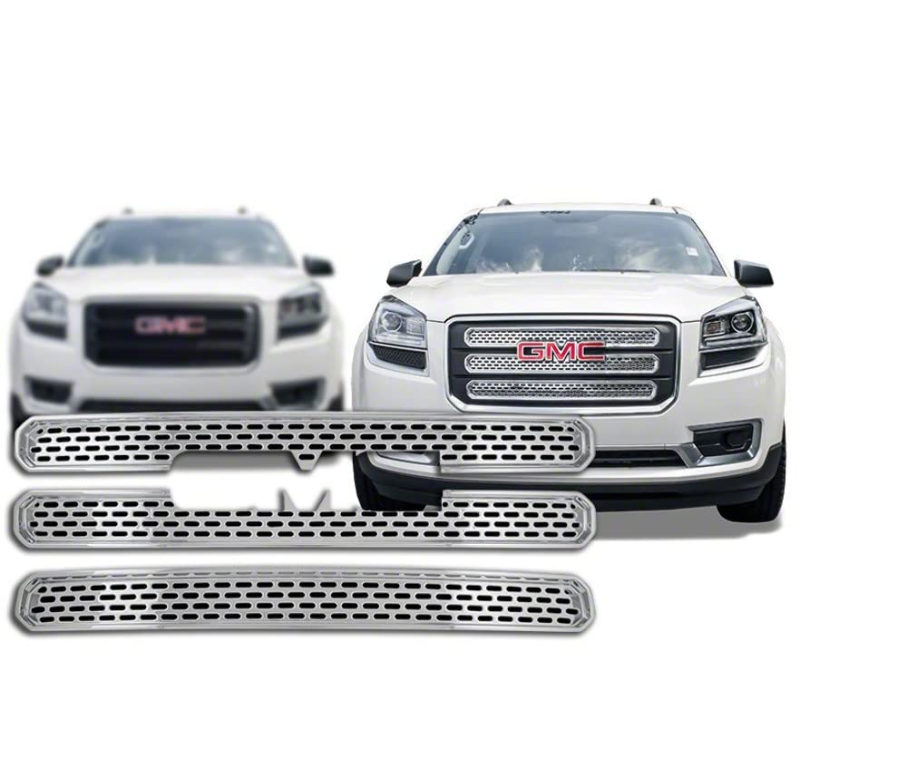 Coast To Coast Overlay Mesh Style 3 Piece Emblem Cutout Chrome Abs Iwcgi116