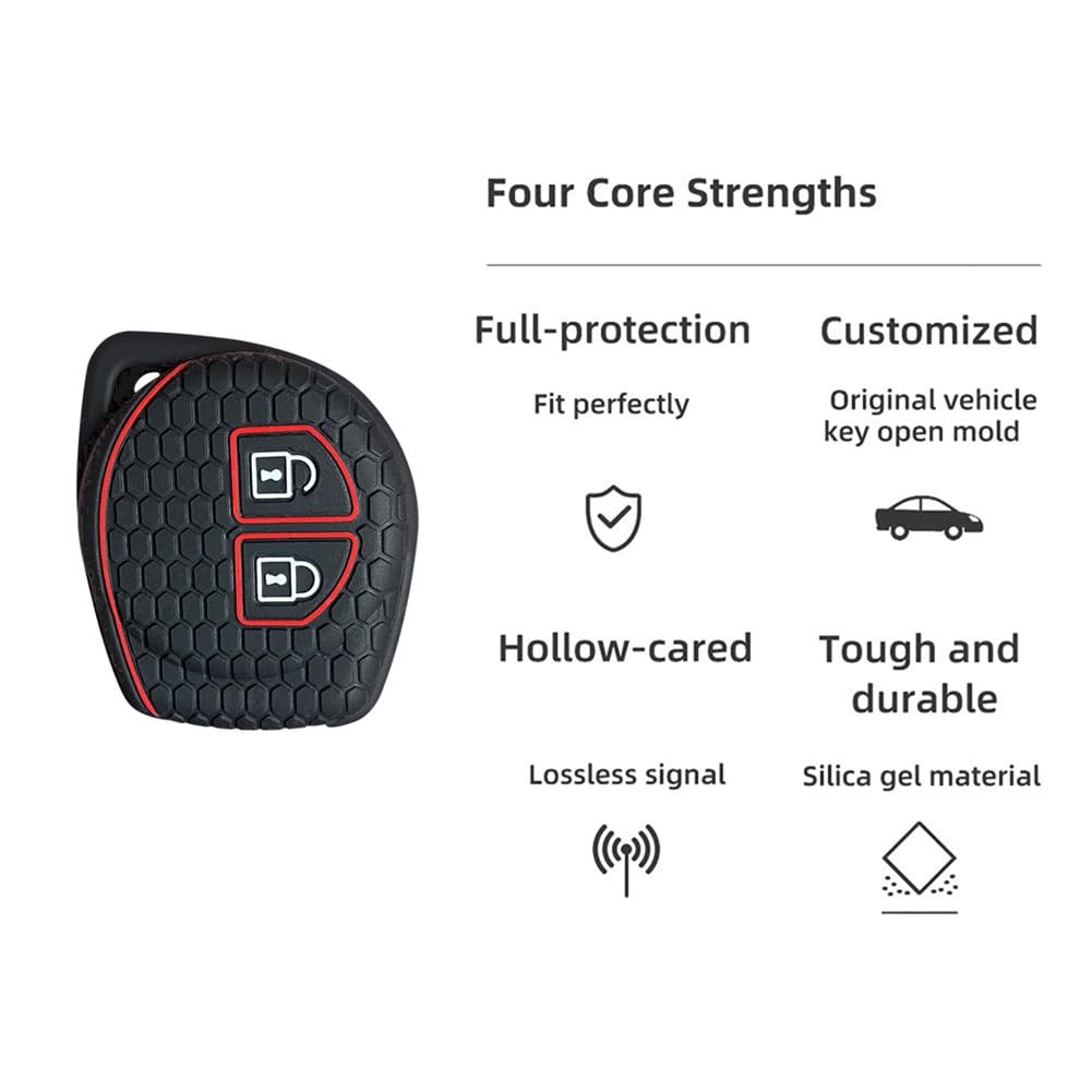 OTMIK Silicone Car Key Cover Case fit for Suzuki Swift Grand Liana SX4 Window Vitara Spresso Amagatarai Celerio Jimny Ciaz Key S