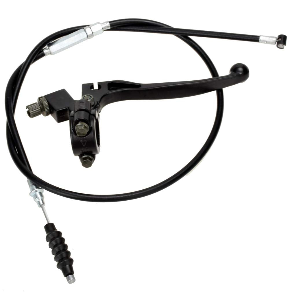 Hiaors 7/8 Inch Handlebar Left Clutch Lever And Clutch Cable With Adjuster For 50Cc 70Cc 90Cc 110 Cc 125Cc Yamaha Kawasaki Suzuk