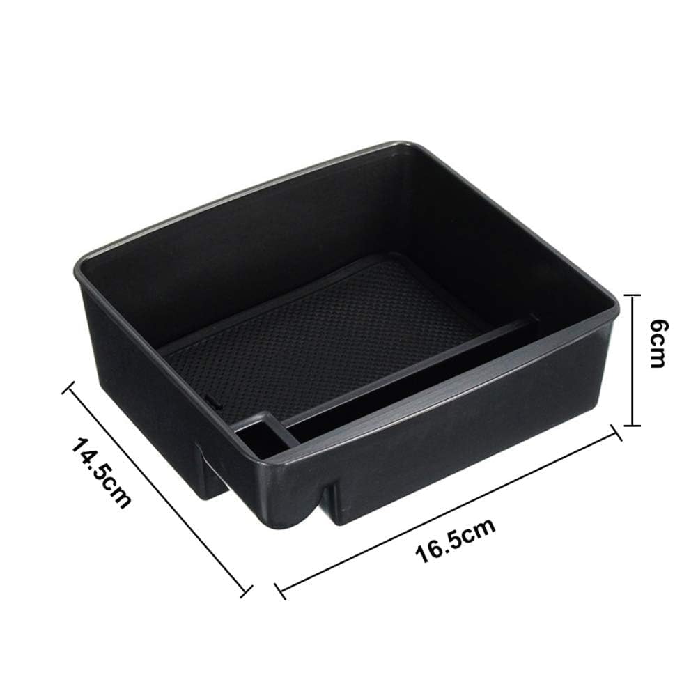 Autoxbert Armrest Storage Box Phone Holder Center Console Organizer Container Tray For Toyota Land Cruiser Prado Lc150 Fj150 Lex