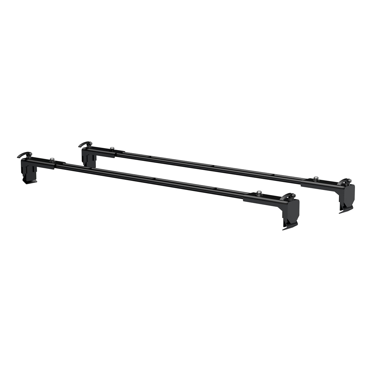 CURT 18122 Black Steel Quick-Release Roof Rack Crossbars, Fits Select Jeep Wrangler JL, Gladiator