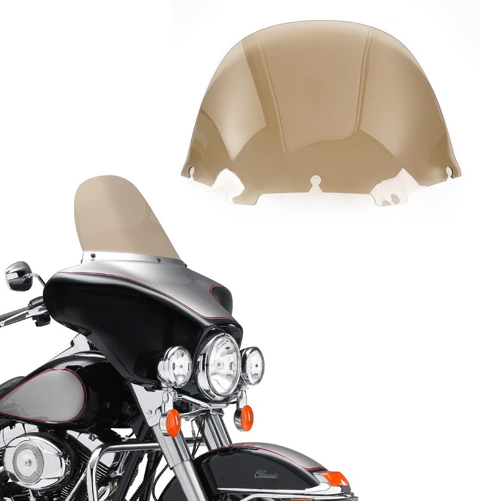 Wynmoto 13 Tint Windshield Windscreen Compatible For 96-13 Harley Davidson Touring Electra Glide Street Glide Flht Flhtcu Ultra Classic Glide Flhx Flhtk Tri Glide 1996-2013