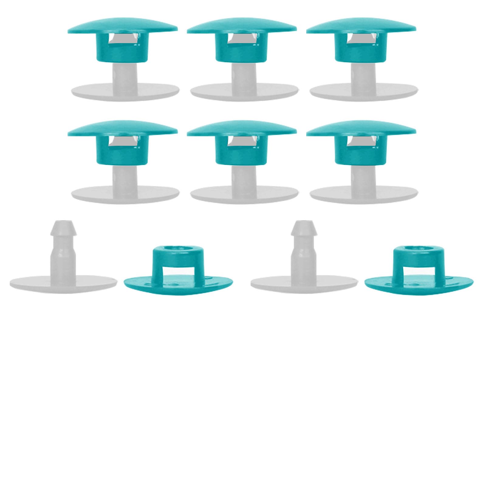 8 Sets Replacement Rivets For Croc, Replacement Parts For Croc, Accessories Help You Repair Instead Replace A New Pair Of Croc,