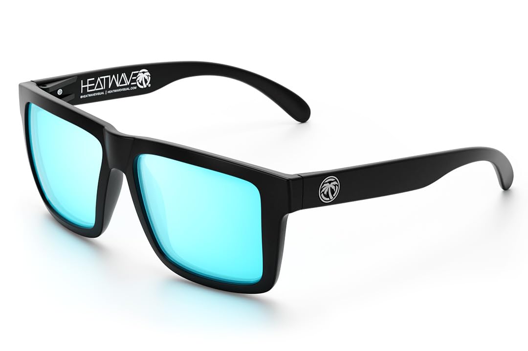 Heat Wave Visual Xl Vise Z87 Black Sunglasses In Arctic Chrome