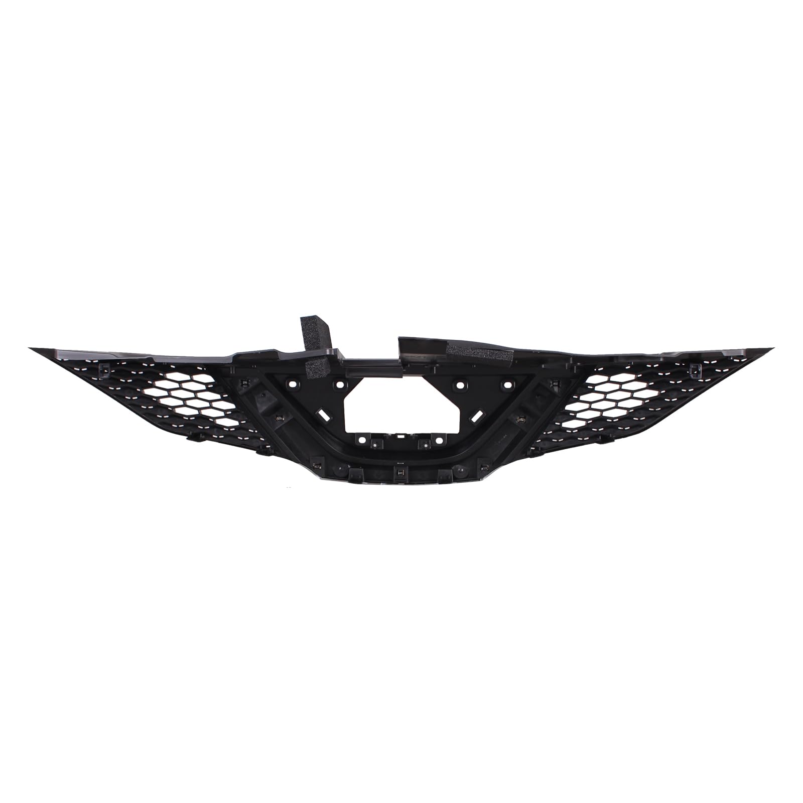 TYG (CAPA QUALITY) Front Grille Compatible with 2018-2019 Nissan Rogue w/o Intelligent Cruise Cont with Chrome Molding, ABS OEM