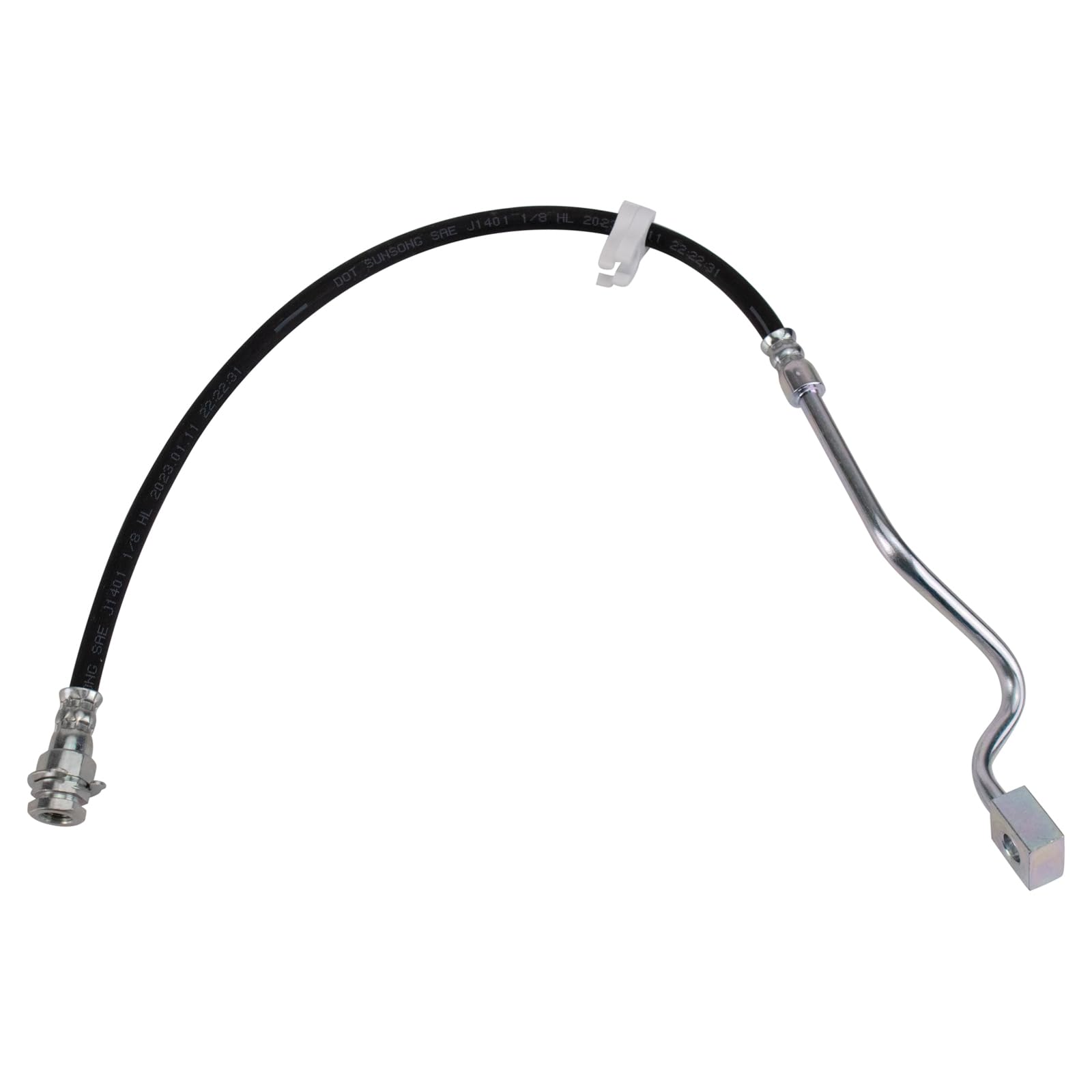 Trq Front Brake Hose Set Compatible With 1999-2004 Ford F-250 Super Duty F-350 Super Duty