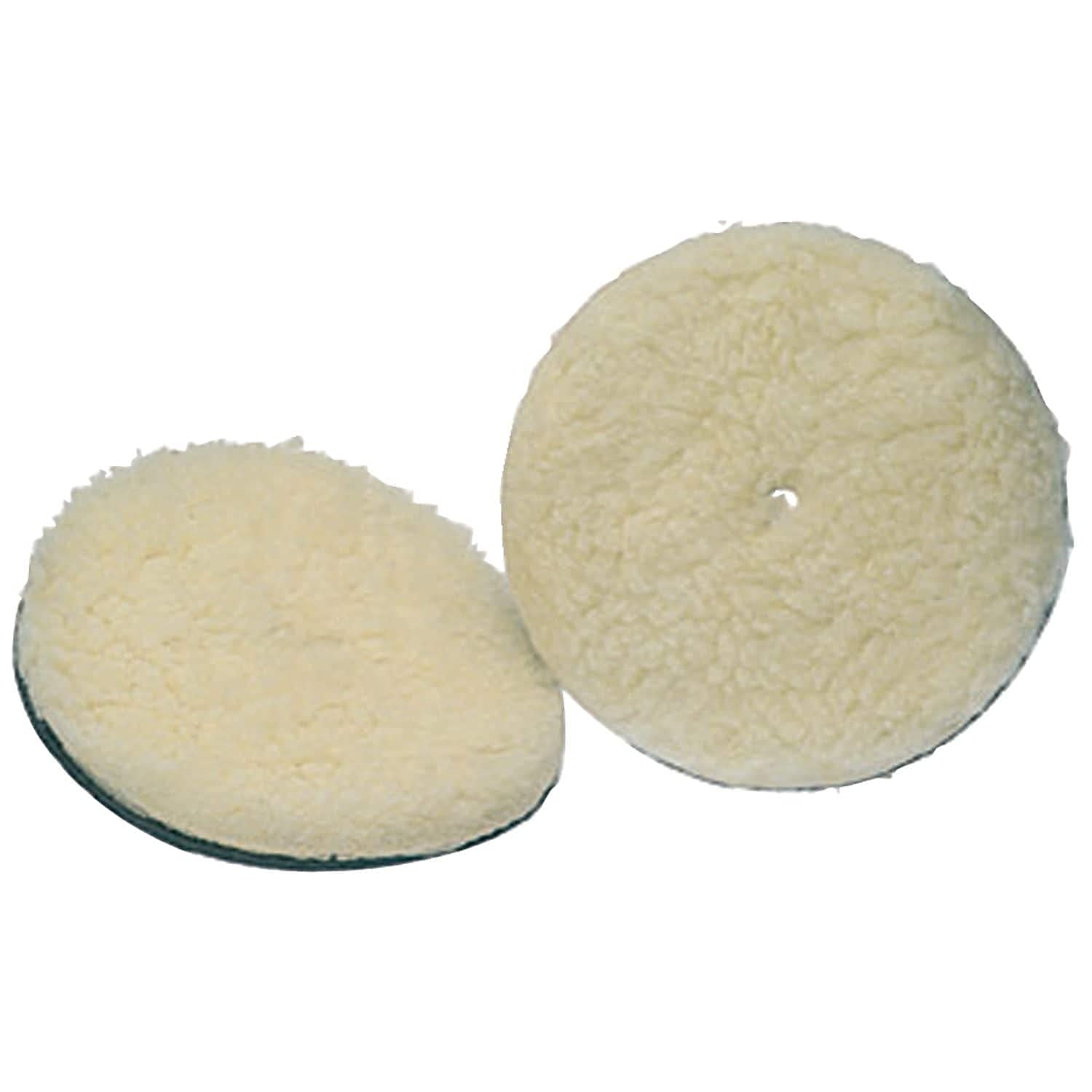 Koblenz 45-0102-9 Lambswool Foam Backing, Fits Most 6 Home Floor Buffer Machines, Polishing Pads with Two Plastic Replacement Re