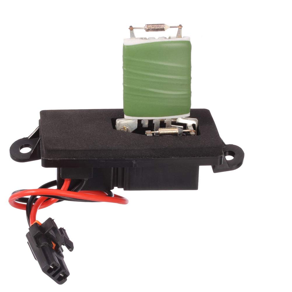 89019089 Hvac Blower Motor Fan Resistor Compatible With 1999-2006 Chevy Silverado Gmc Sierra 1500 2500 3500, 2000-2002 Gmc Yukon (2 Holes Mounting Flange) Replaces# 973-004, 89018597, 22807122, Ru371