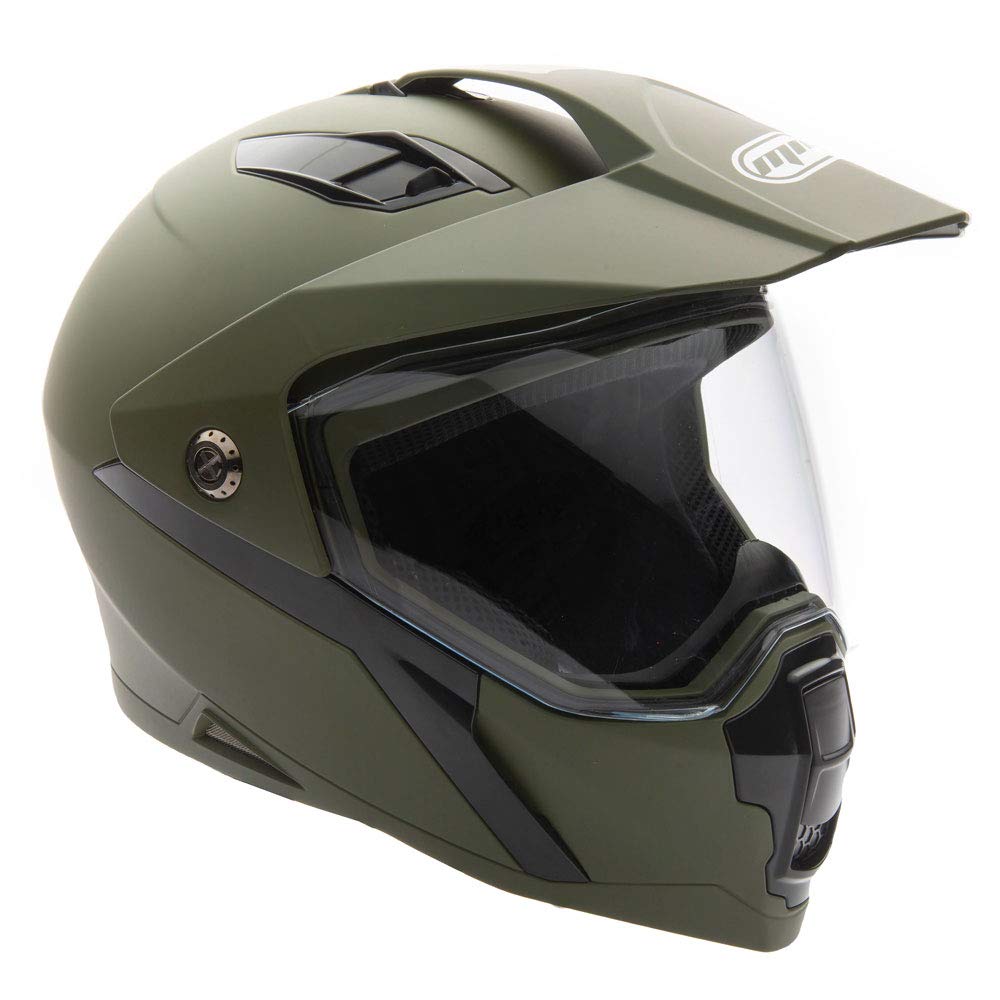 Mmg Helmet Dual Sport Off Road Motorcycle Dirt Bike Atv - Flipup Visor - Model 2 WBCARB09LJ23J47