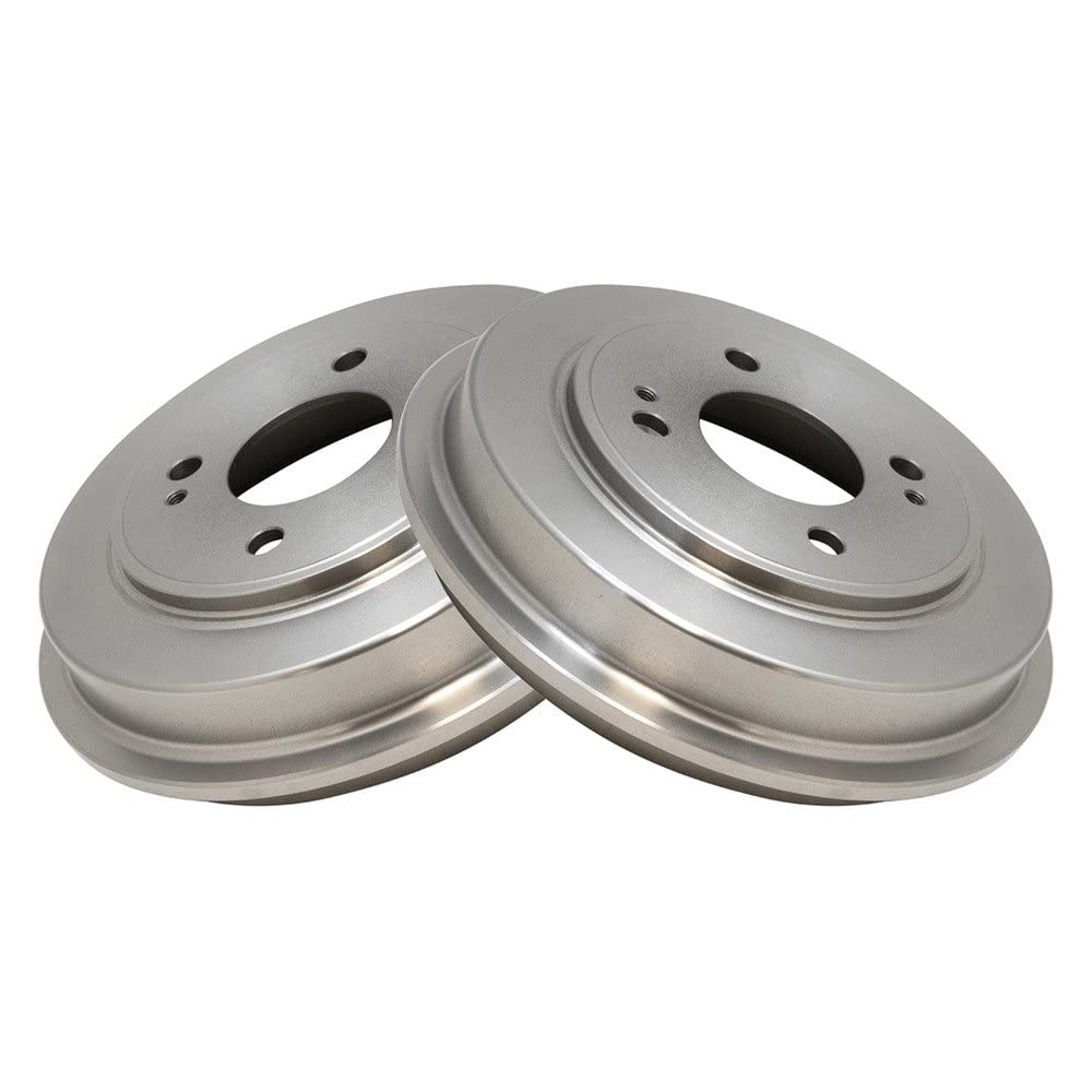 Trq Rear Brake Drum Pair Set For 2001-2005 Honda Civic / 2009-2010 Honda Fit / 2010-2013 Honda Insight